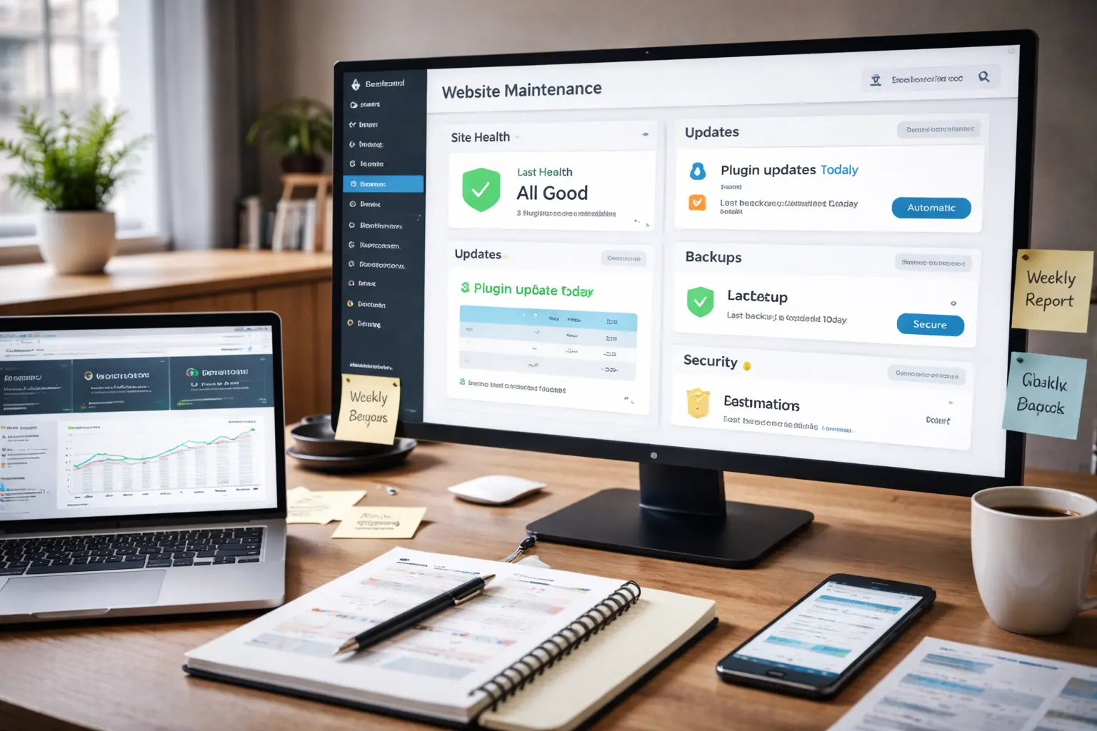 Opieka i utrzymanie stron